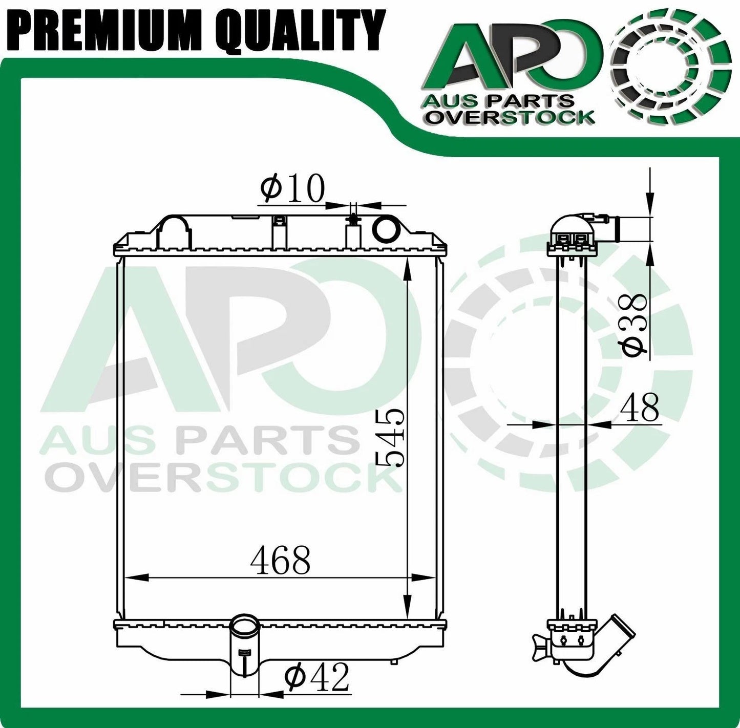 Radiator For HINO DUTRO XZU307 XZ327 XZU337 XZU347 2003-On