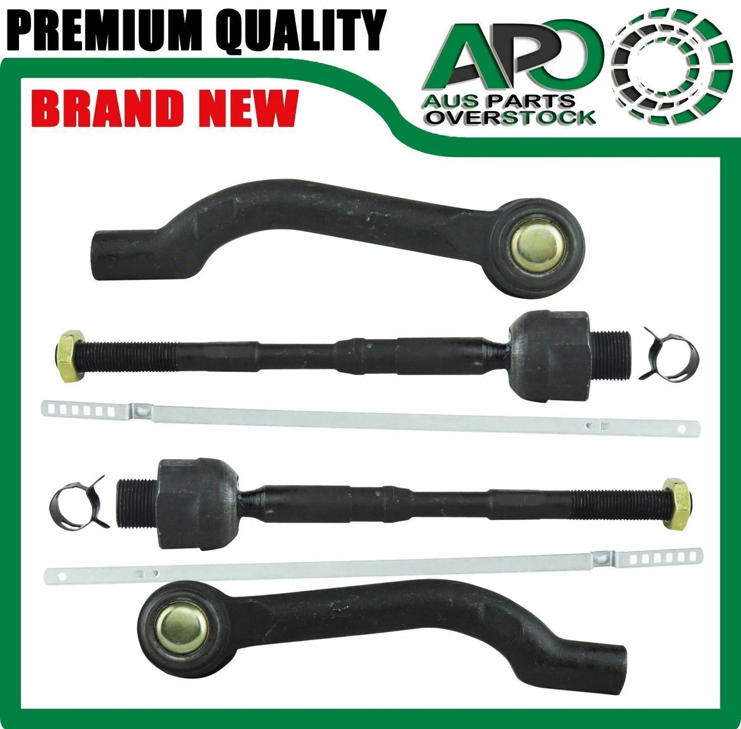 inner & Outter Tie Rod End Set 4PCS for NISSAN X-TRAIL XTRAIL T31
