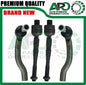 in & Outer Tie Rod End Kit 4PCS Compatible with NISSAN NAVARA D40 2005 SPANISH