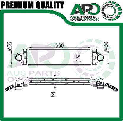 Intercooler Fit VOLVO XC60 D4 D5 T4 T6 05/2008-On