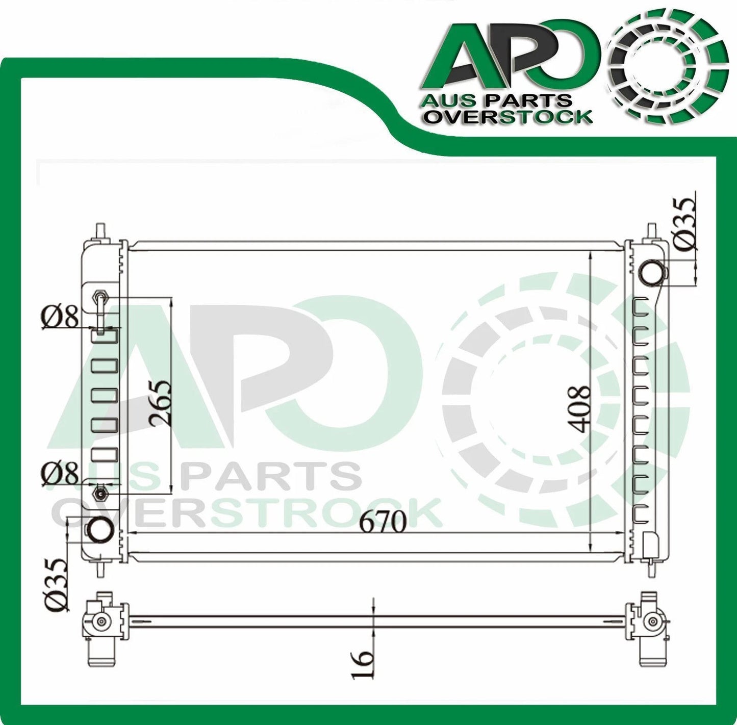 Radiator For NISSAN ALTIMA L33 2.5L 4Cyl 3.5L V6 Auto Manual 2013-