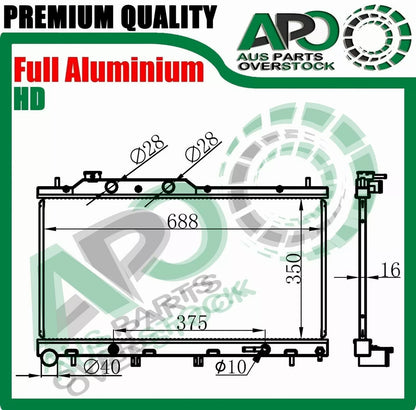 Full Aluminium Radiator for SUBARU LIBERTY / OUTBACK 3.6L EZ36D Auto Manual 9/2009-2014