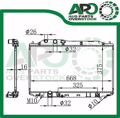 Radiator For HONDA Civic FA FB FC FD 4Dr 2/2006-On Auto & Manual