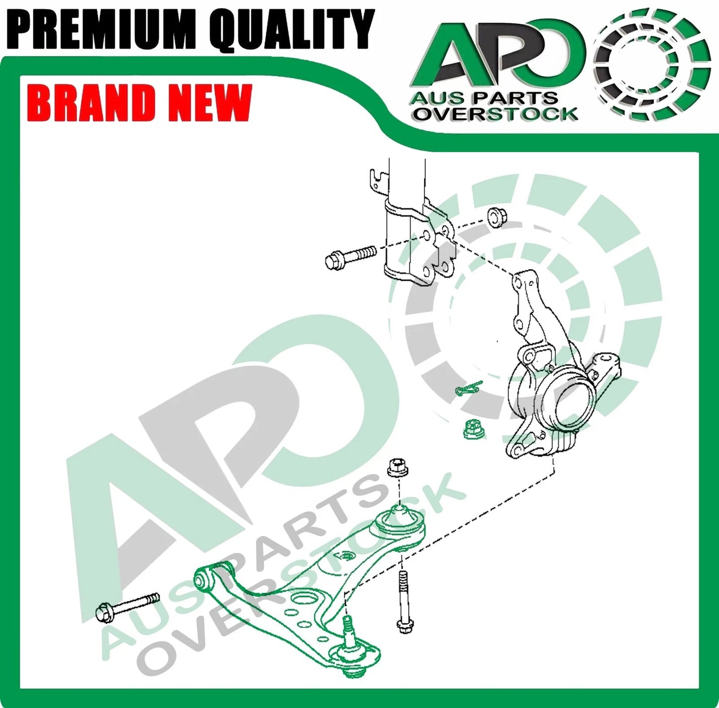 Front Lower Left & Right Control Arms for TOYOTA NOAH VOXY ZRR70 ZRR75 2007-2014