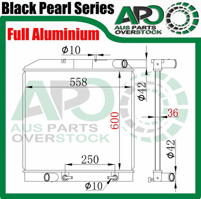 Full Alloy Radiator for TOYOTA DYNA XZU700 XZU710 720 730 4.0L Auto Man 2011-