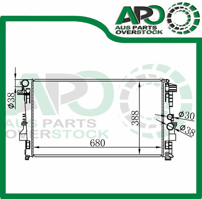 Radiator For Mercedes VITO W639 109 110 111 113 115 116 120 122 CDI Diesel 2003-2014