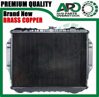 Copper Brass 3 Row Radiator For Mitsubishi TRITON 3.0L ME MF MG MH MJ 10/1986-9/1996