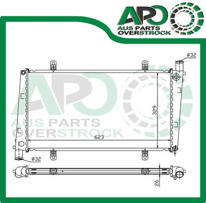 Radiator Volvo S40 / V40 1.9L / 2.0L Turbo Auto / Manual 95-04