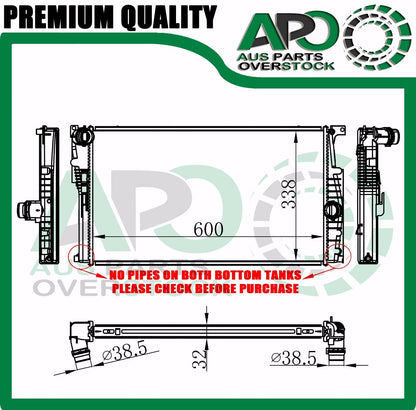 Radiator for BMW i3 Rex Auto 9/2013-On