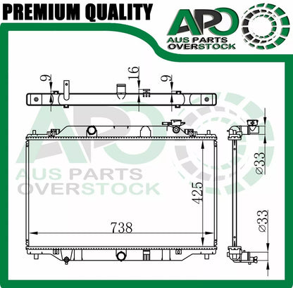 Radiator For MAZDA CX-5 KE GH 2.0L 2.5L Petrol Auto Manual 11/ 2011-On