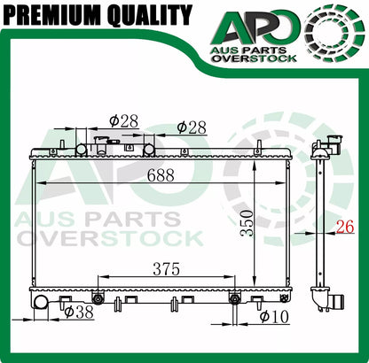 Radiator for SUBARU LIBERTY / OUTBACK BE BH BT 3.0L EJ30 1998-2003