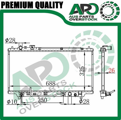 Radiator For FORD Laser KJ / KJ2 KL Auto Manual 8/1994-11/1998