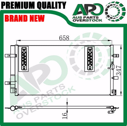 Air Condenser for AUDI A5 / S5 T8 Auto Manual 4/2007-On