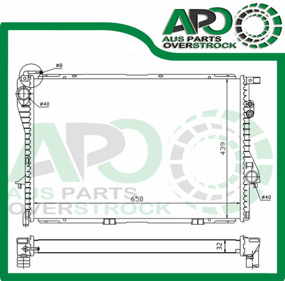 Radiator for BMW 5 SERIES E39 1996-2003 / 7 Series E38 1995-2001