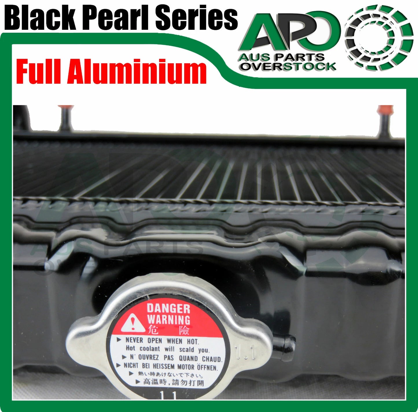 3 Row Full Alloy Radiator For Mitsubishi Pajero 3L NA NB NC ND NE NF NG NH NJ NK