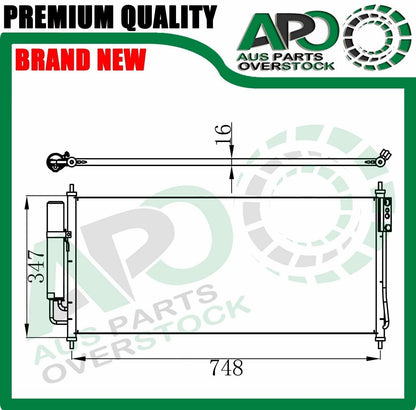 Air Condenser for NISSAN MURANO Z50 3.5L Petrol 2003-2007