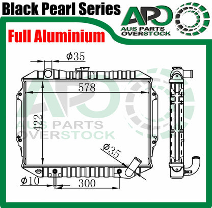 3 Row Full Alloy Radiator For Mitsubishi Pajero 3L NA NB NC ND NE NF NG NH NJ NK