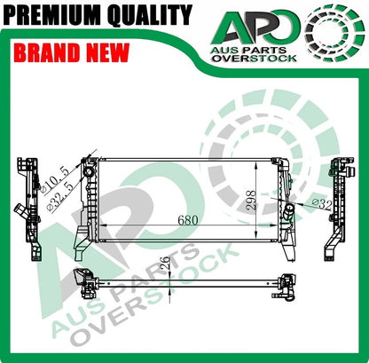 Radiator For BMW 2 SERIES F45 F46 214D 216D 218D 220D Diesel 220i Petrol