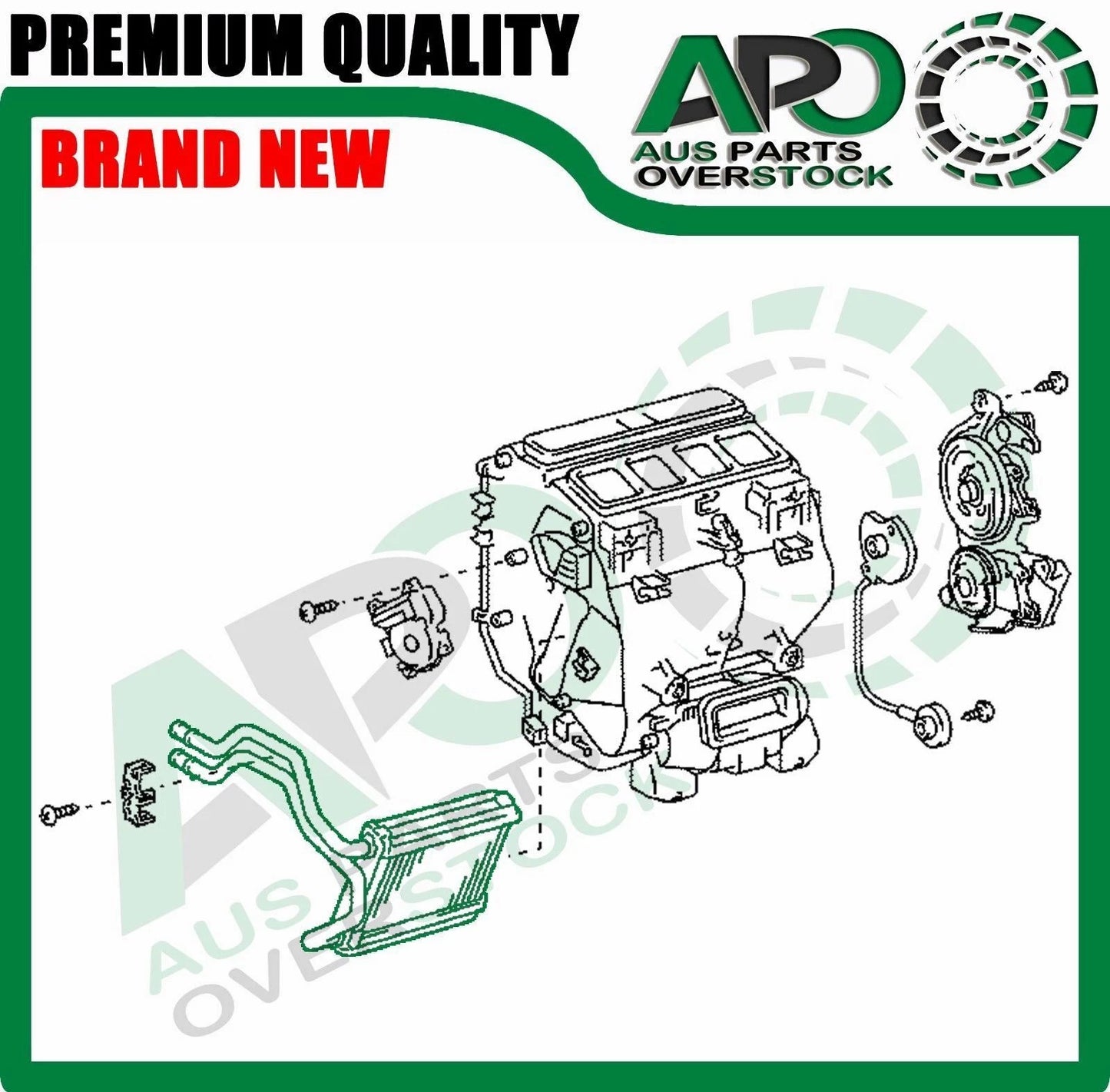 Heater Core For TOYOTA Camry ACV40R AHV40R 6/2006-10/2011