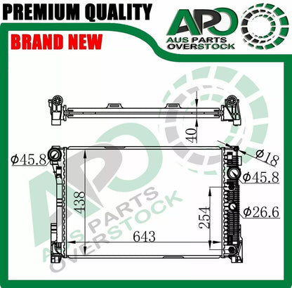 Radiator For MERCEDES E CLASS W207 E220 E250 E300 E320 E350 E400 E500 E550