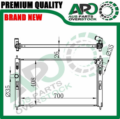 Radiator For CITROEN C4 AIRCROSS 1.6L 2.0L Petrol Auto Manual 2012-