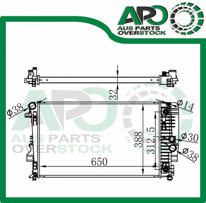 Radiator For Mercedes VIANO W639 2.0L 3.0L CDI Diesel / 3.2L 3.5L 3.7L Petrol Auto 2003-2014