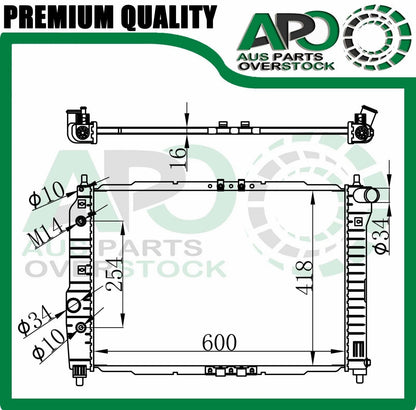 Radiator For Daewoo KALOS 4/5 Dr Auto Manual 1/2003-2006 600mm