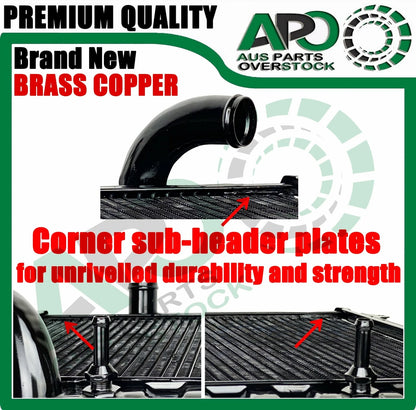 Copper Brass 3 Row Radiator For Mitsubishi TRITON 3.0L ME MF MG MH MJ 10/1986-9/1996