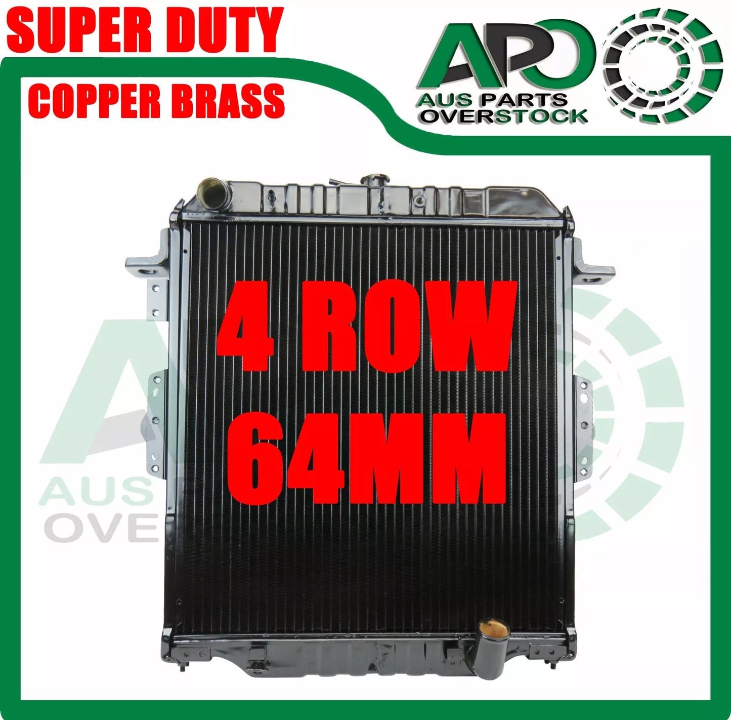 4 Row Copper Brass Radiator For Toyota Landcruiser FZJ75 FZJ75 70 Series 99-06
