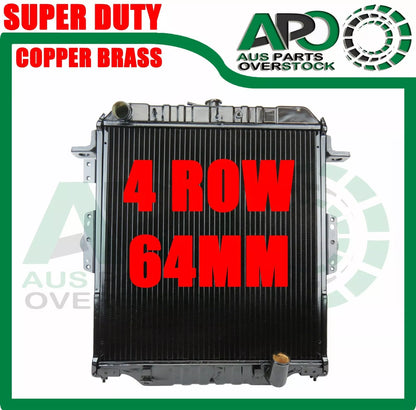 4 Row Copper Brass Radiator For Toyota Landcruiser FZJ75 FZJ75 70 Series 99-06
