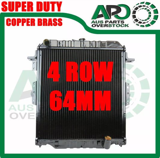 4 Row Copper Brass Radiator Fits Toyota Landcruiser FZJ78 FZJ79 70 Series 99-06